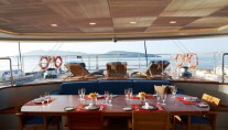Melek -  Aft Cockpit Dining Area